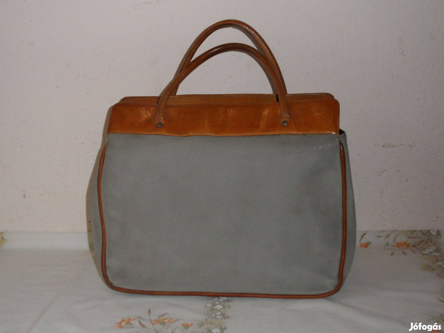 Retro, régi pakolós női táska, kézitáska