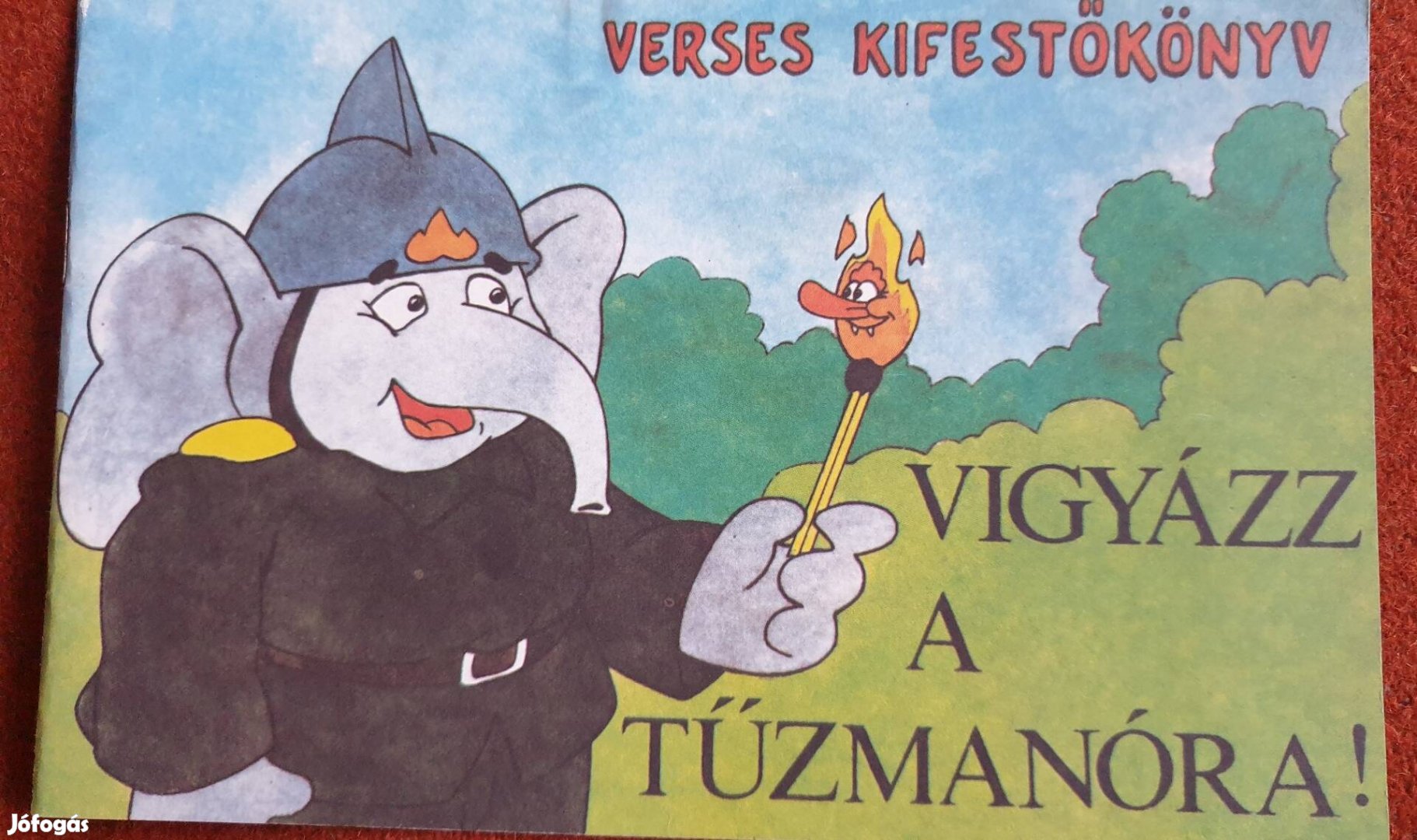 Retró, új  verses kifestőkönyv 