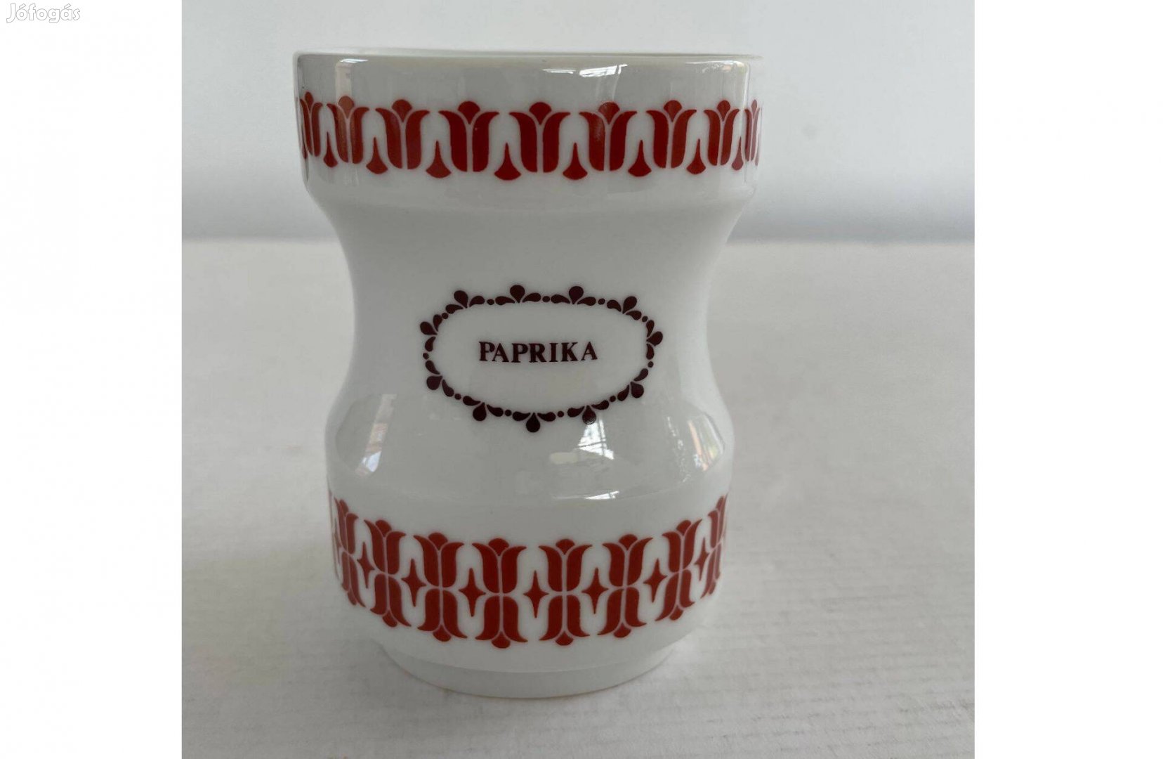Retro, vintage Alföldi porcelán, tulipános fűszertartó paprika