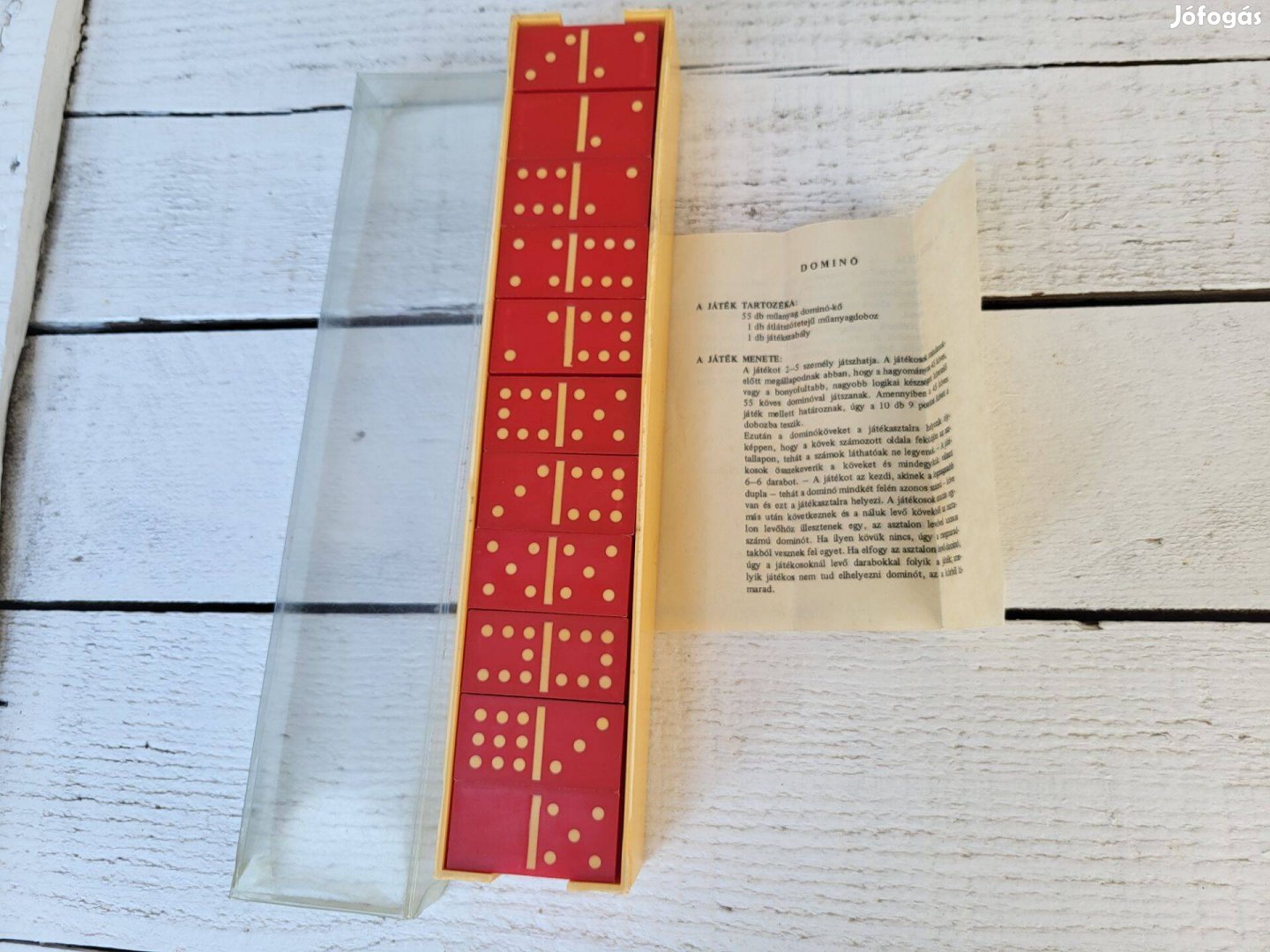 Retro, vintage domino játék