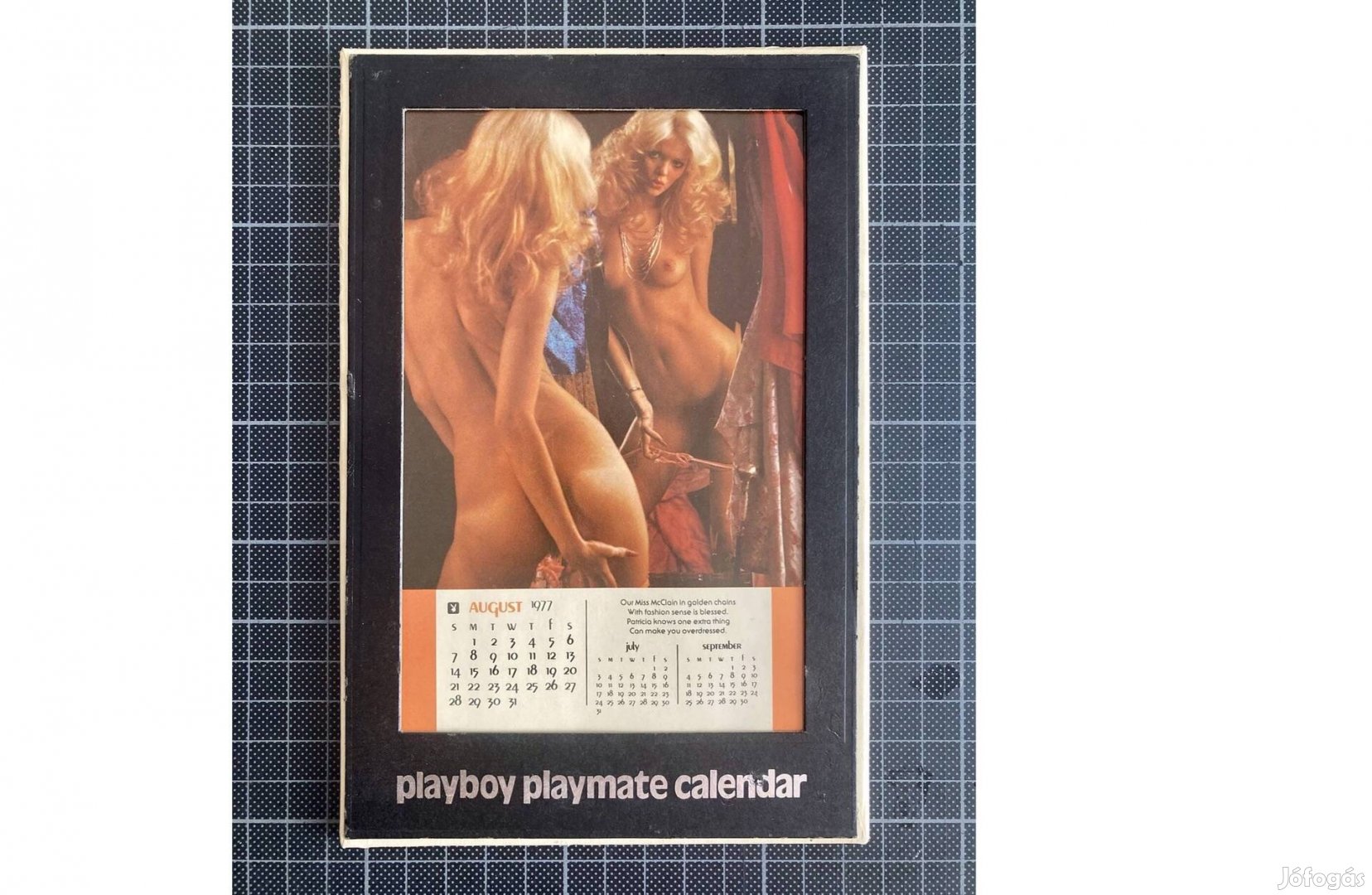 Retró ajándék ötlet! 1977-es Playboy asztali naptár