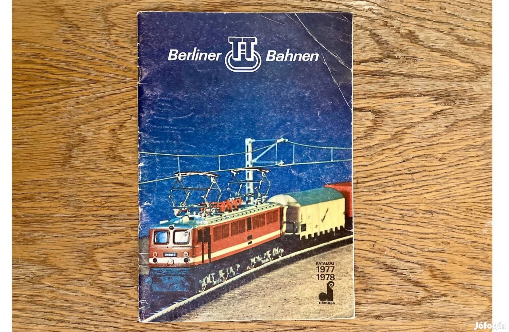 Retró ajándék ötlet! Berliner Bahnen TT katalógus. 77 / 78