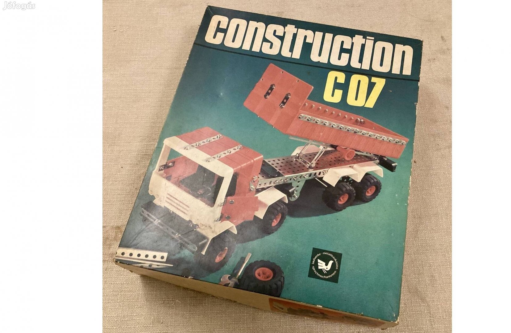 Retró ajándék ötlet! Construction C07 precíziós fémösszerakó