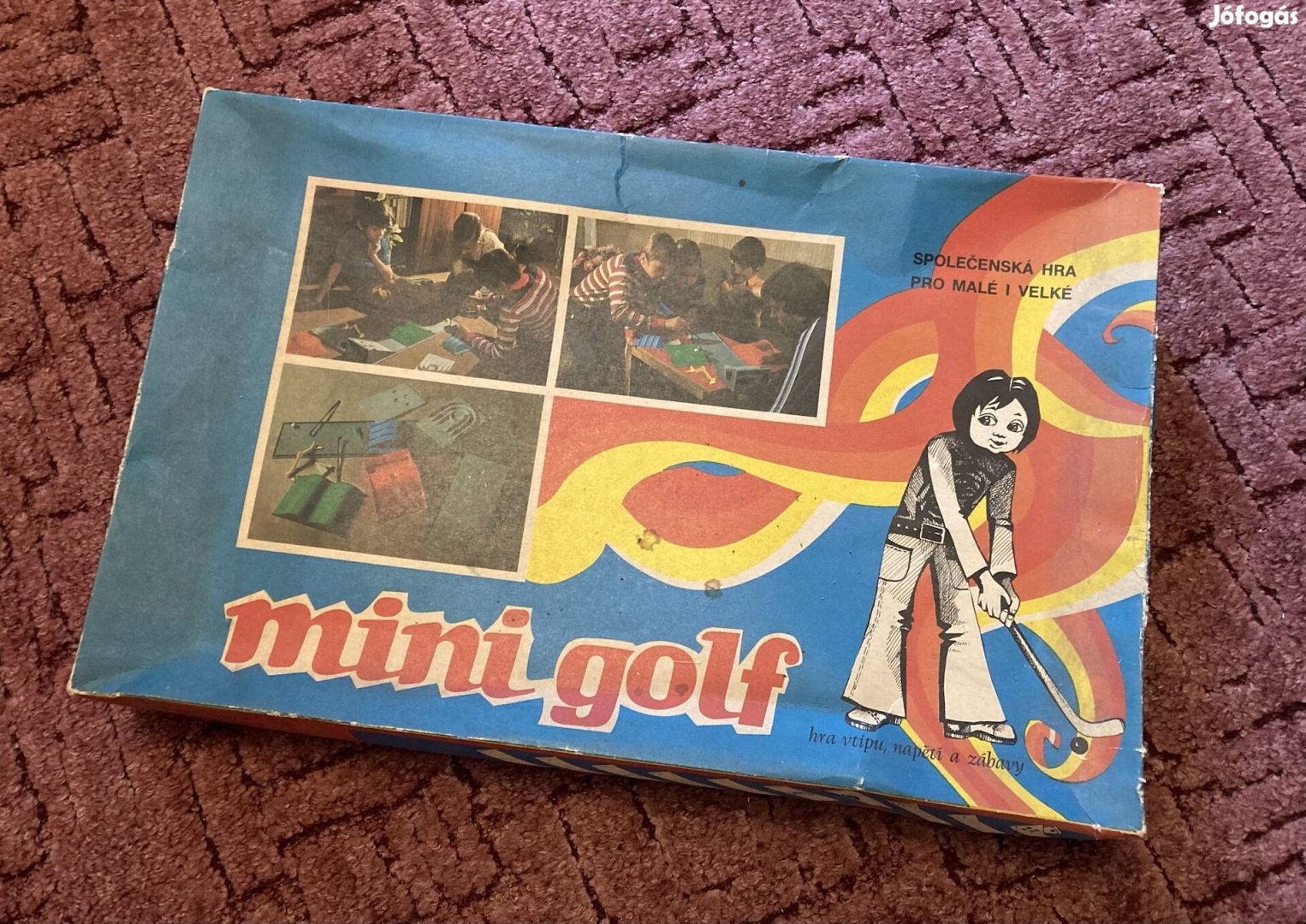 Retró ajándék ötlet! Minigolf játék