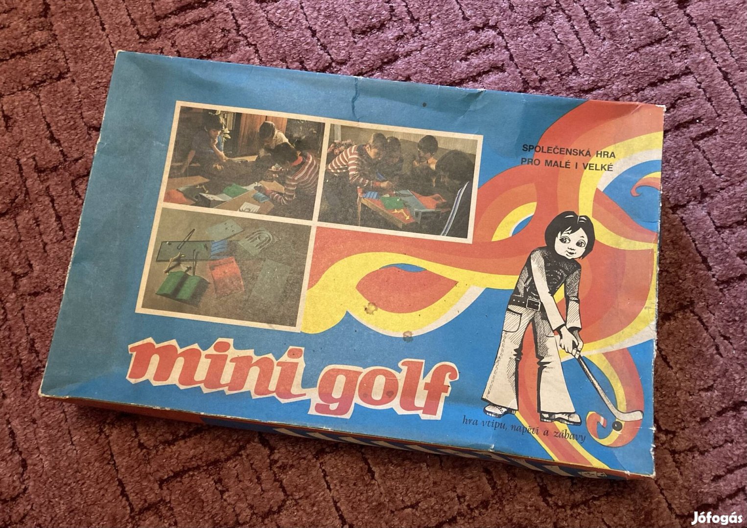 Retró ajándék ötlet! Minigolf játék