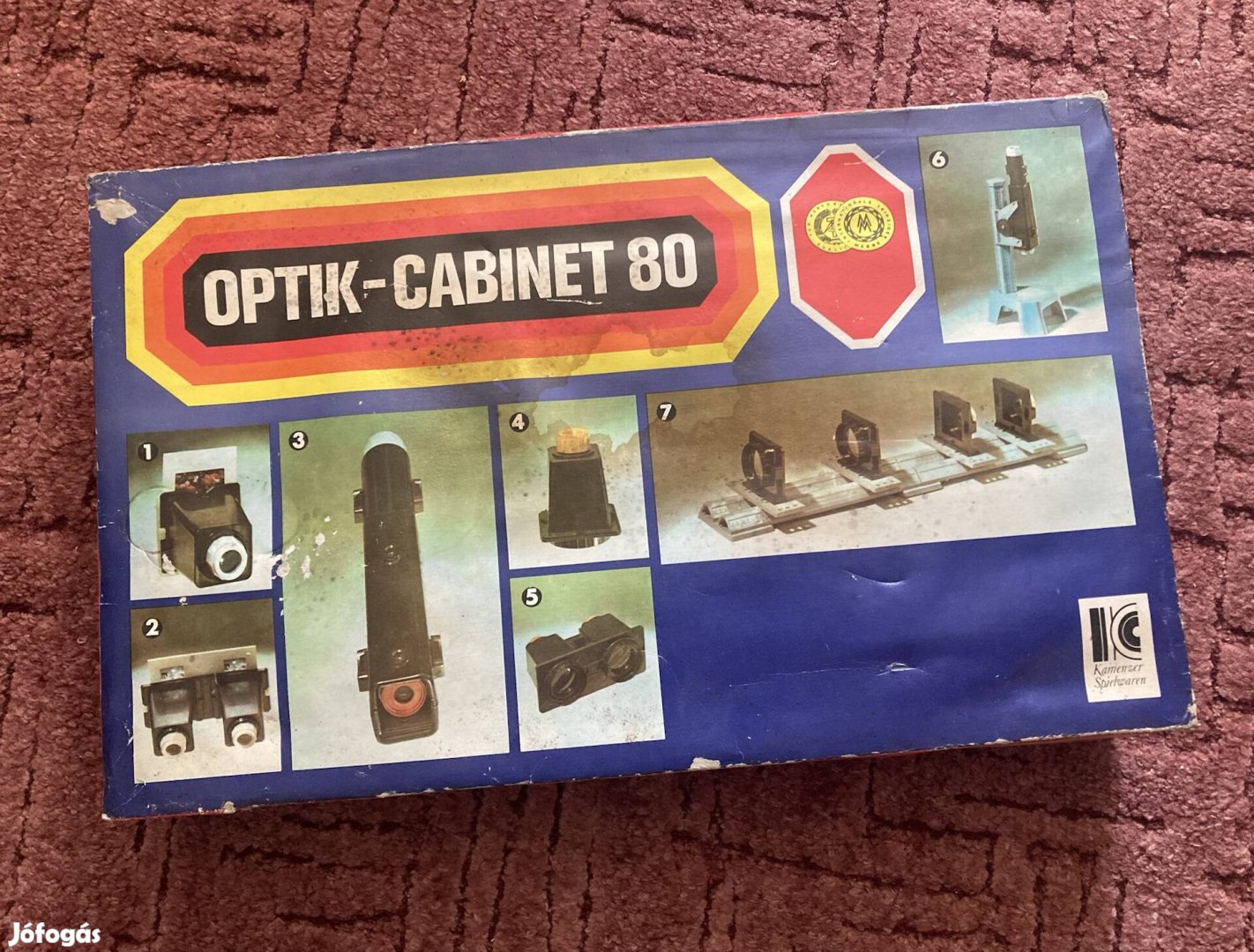 Retró ajándék ötlet! Optik-Cabinet 80 - optikai játék