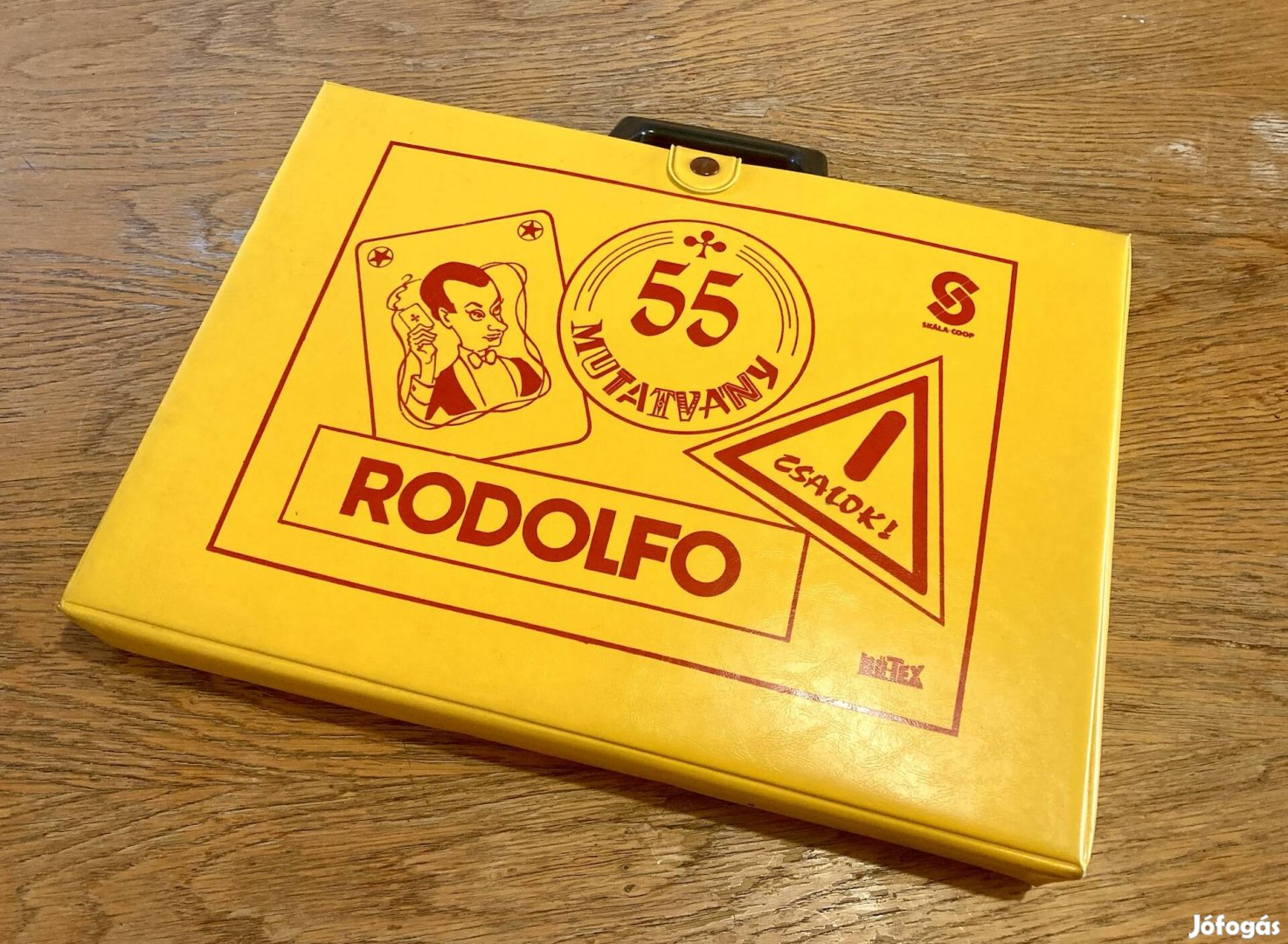 Retró ajándék ötlet! Rodolfo 55 mutatvány bűvész táska