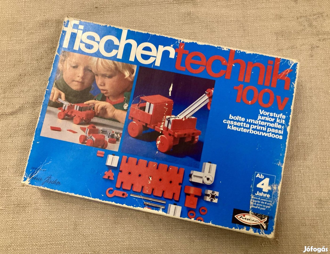 Retró ajándék ötlet! Új Fischer Technik 100v preciziós építőjáték