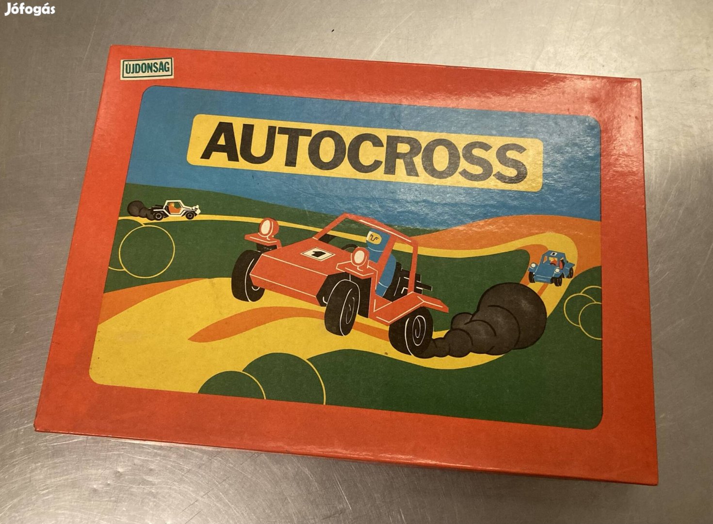 Retró ajándék ötlet! Újszerű állapotú Autocross társas