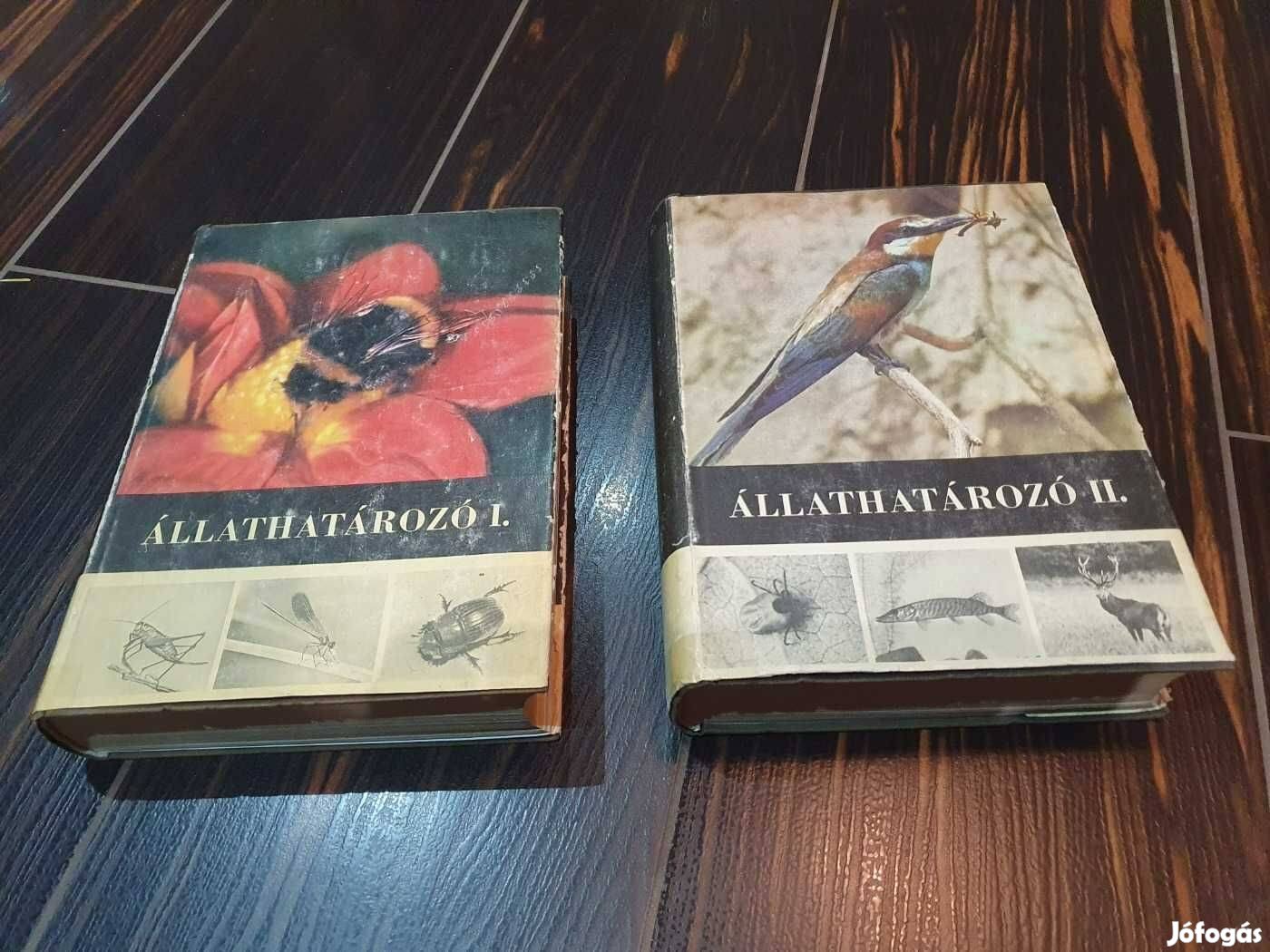 Retro állathatározó lexikon I. II. gazdagon illusztált könyvek együtt