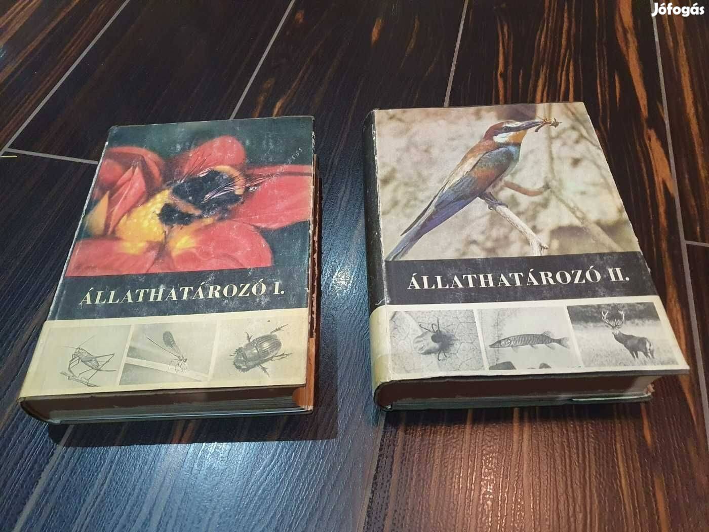 Retro állathatározó lexikon I. II. gazdagon illusztálva könyv természe