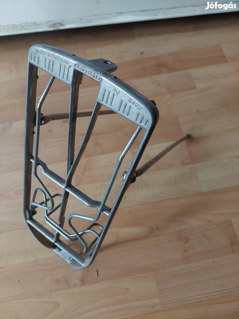 Retro alumínium csomagtartó, kitámasztó, visszapillantó