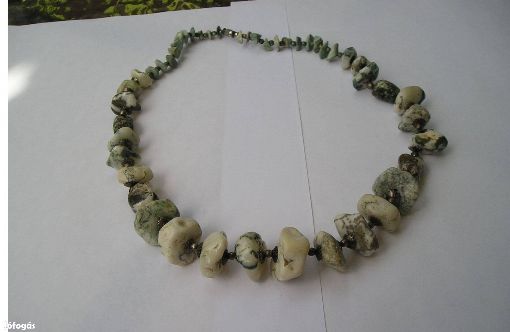 Retro ásványikő nyaklánc