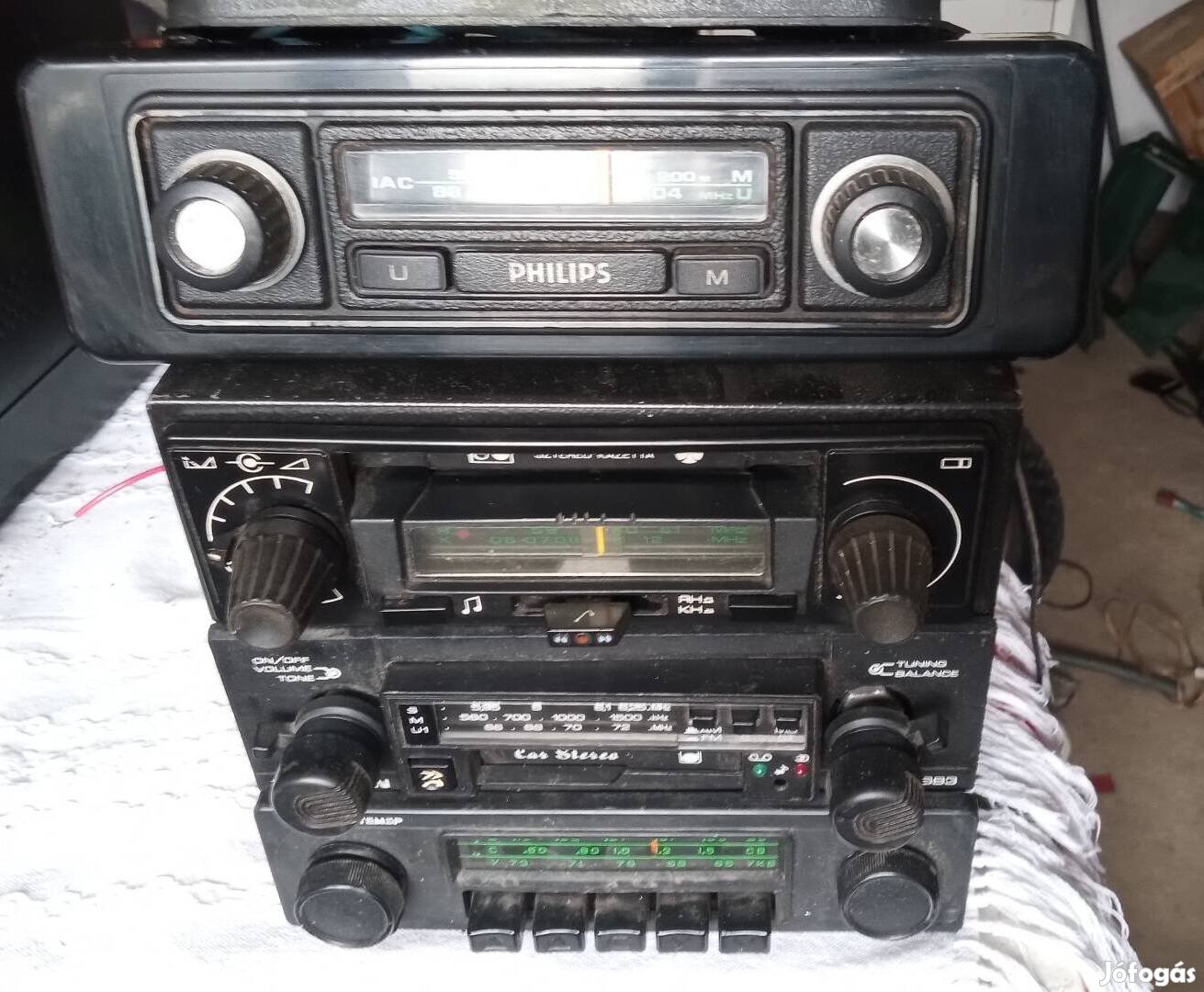 Retro autórádió Lada Videoton Unitra philips 