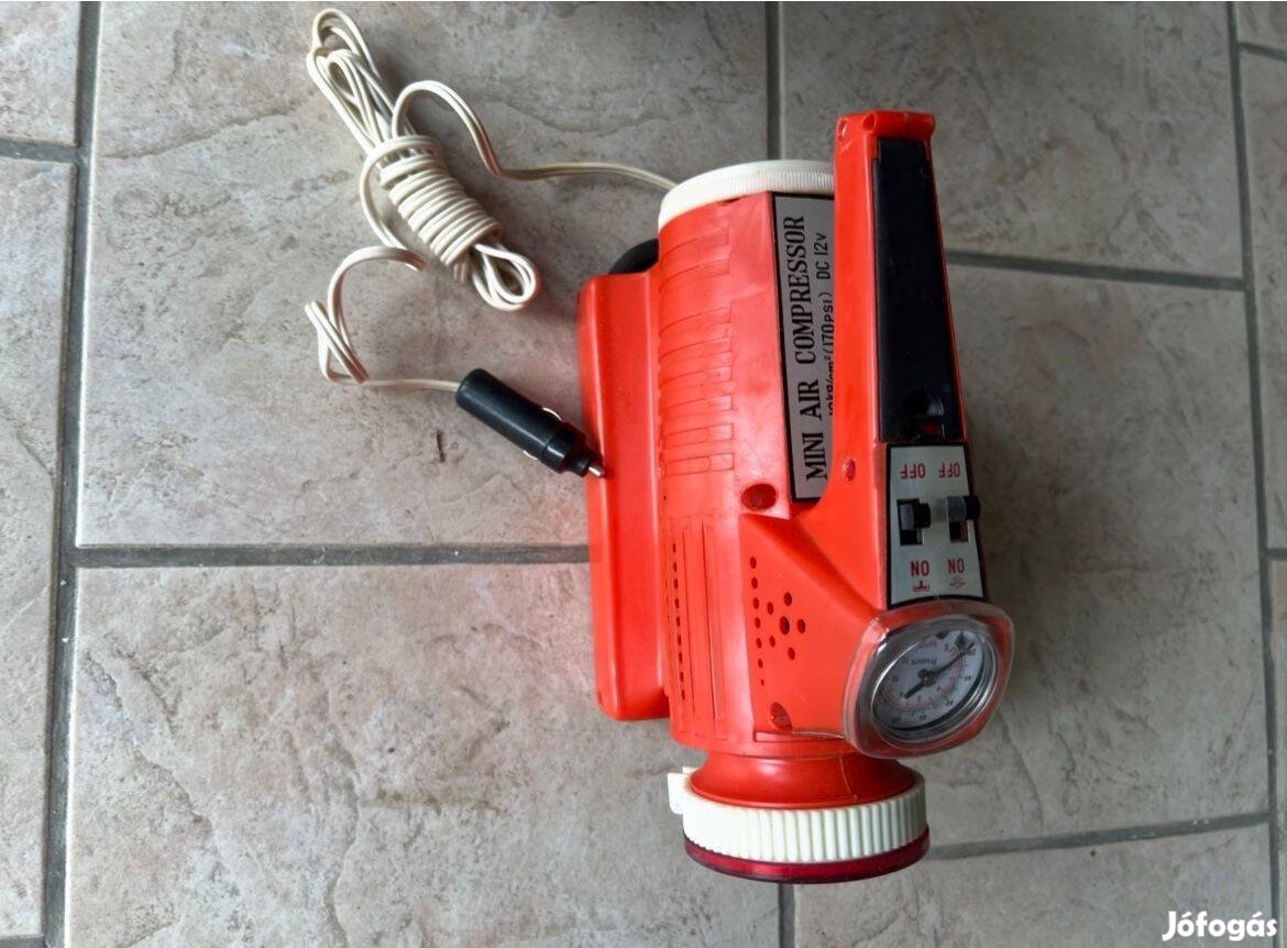 Retró autós kompresszor 12V