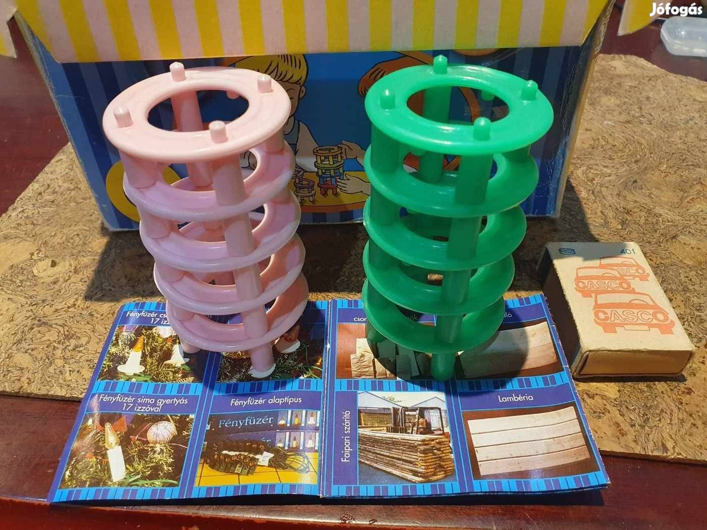 Retro baby építőjáték társasjáték hiánytalan dobozában