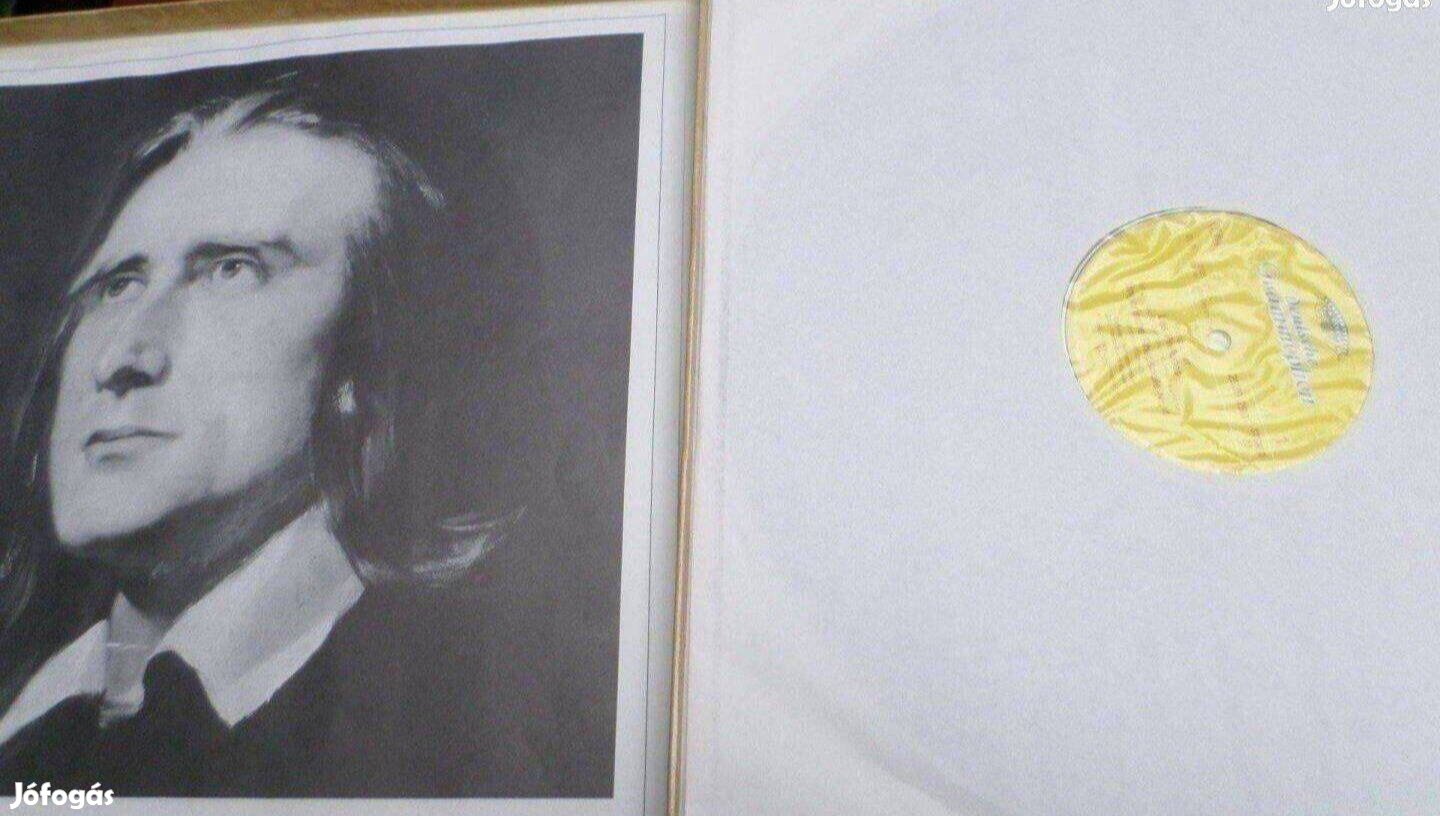 Retro bakelit lemez 2 db újszerű Liszt