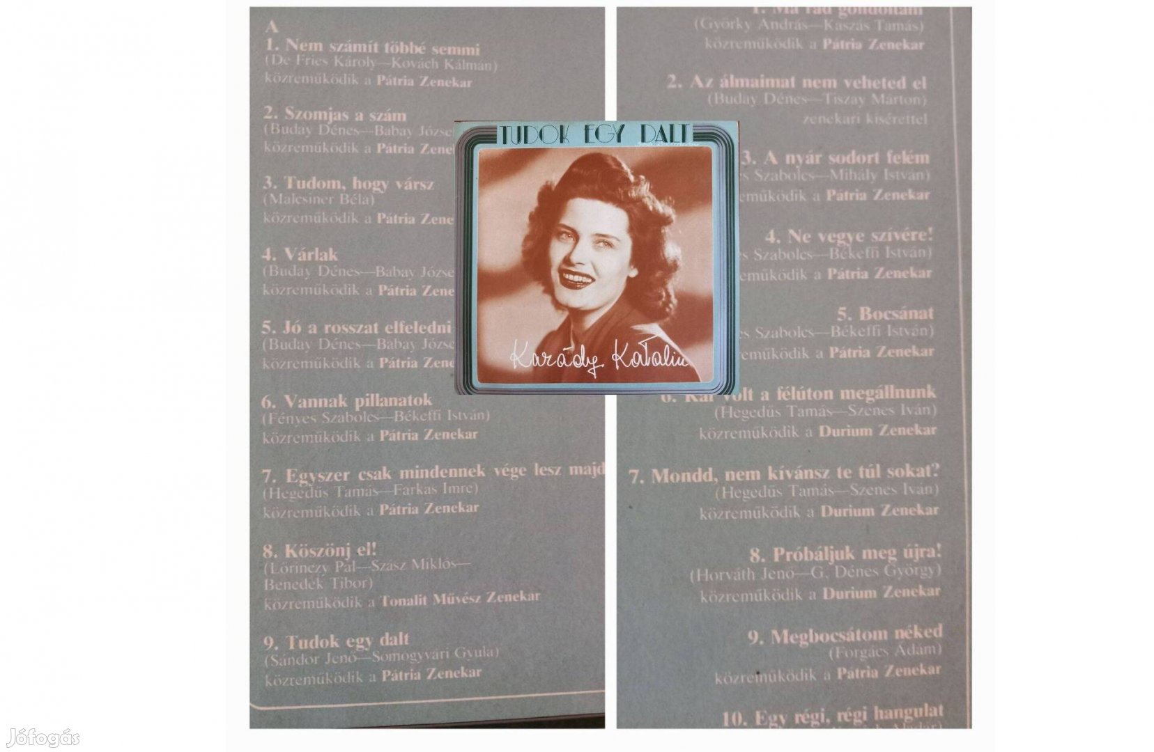 Retro bakelit lemez