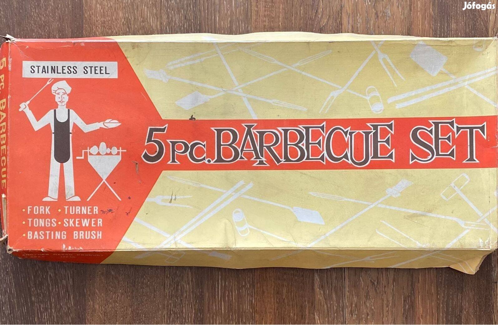 Retro barbecue szett 5 darabos