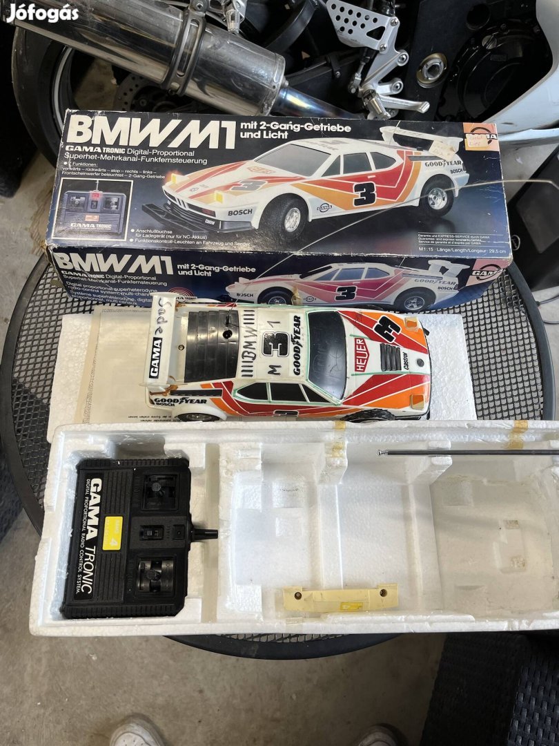 Retro bmw m1 távirányítós autó kisautó rc