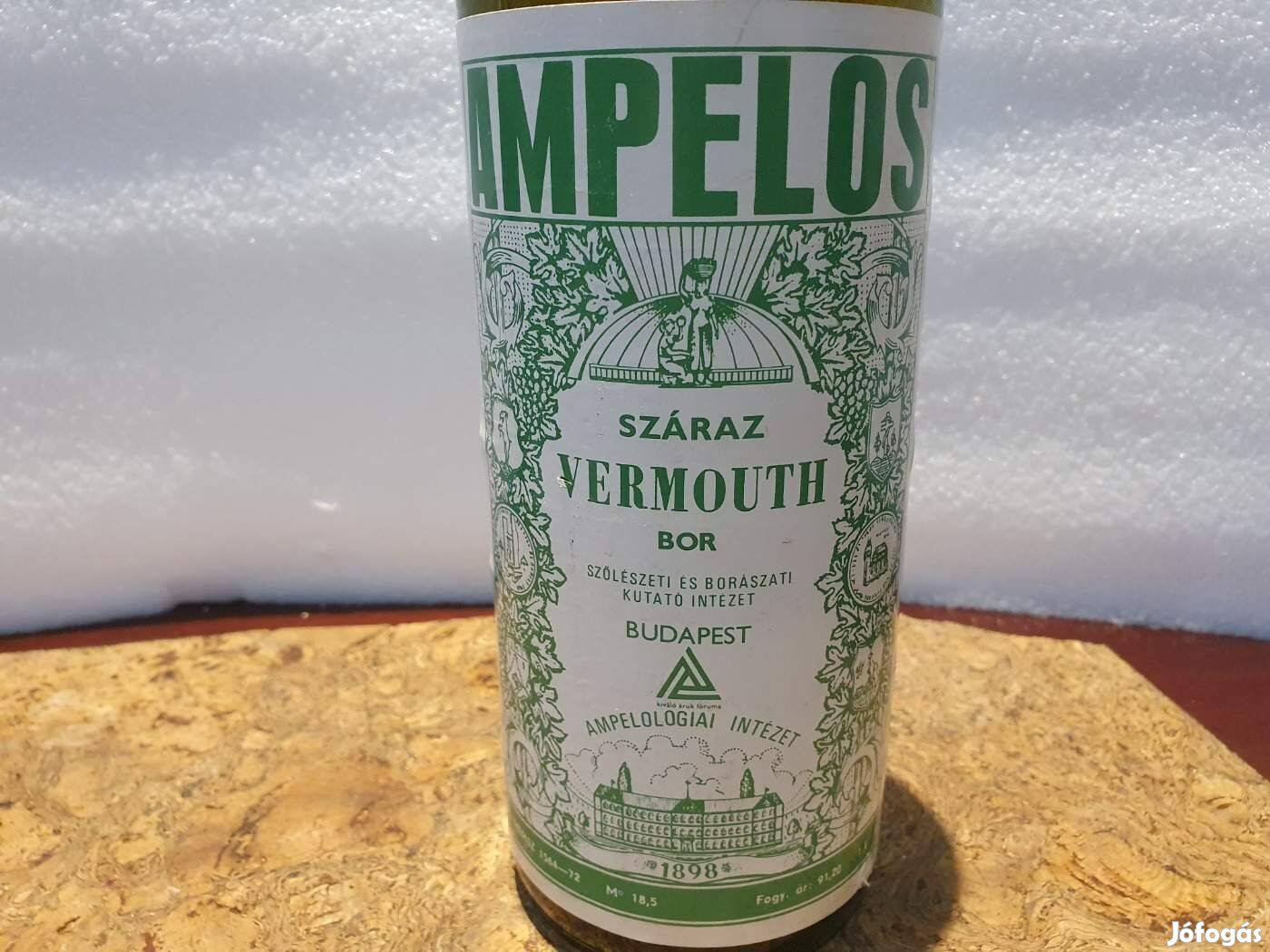Retro bontatlan ampelos vermouth bor kiváló áruk fóruma skála centrum