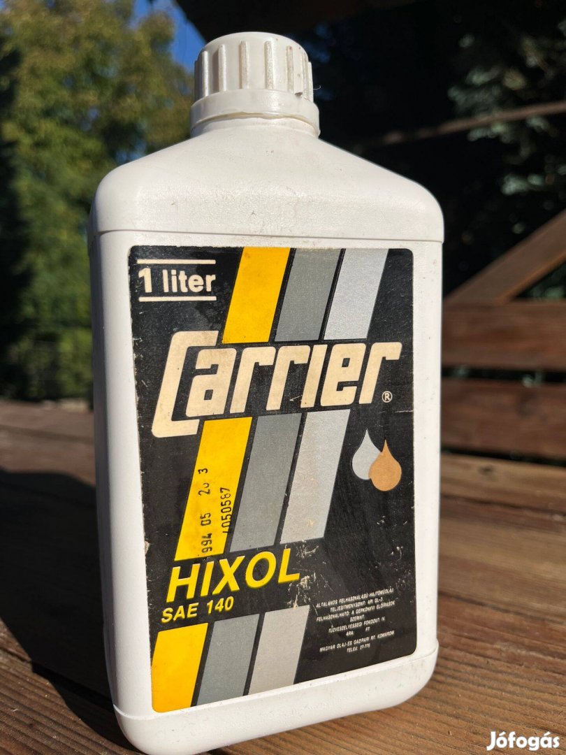Retro bontatlan motorolaj Carrier Hixol SAE 140