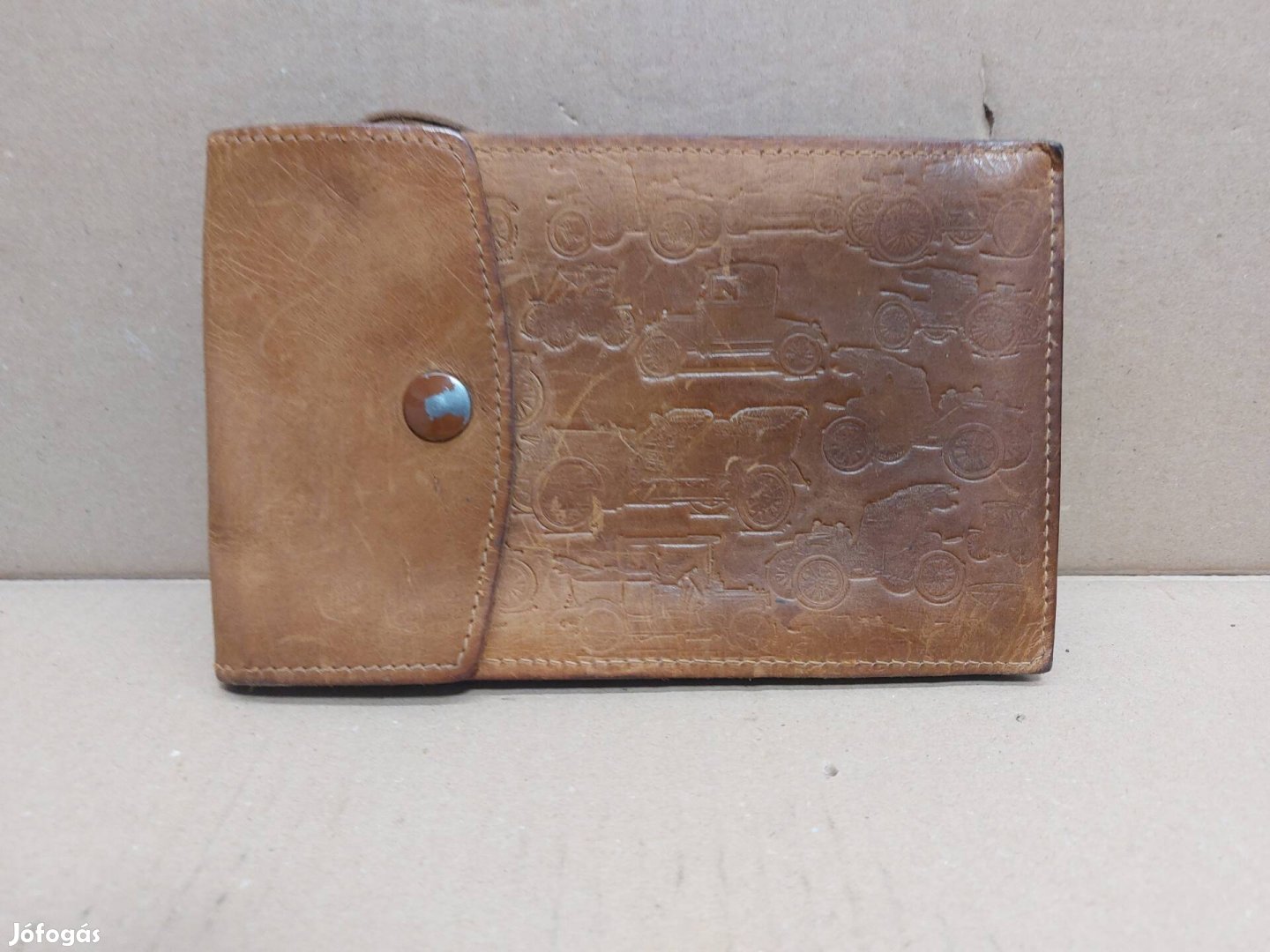 Retro bőr autóstáska