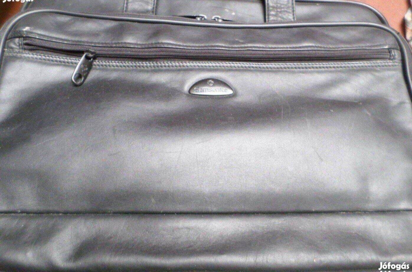 Retro bőr táska bőrönd kézipoggyász Samsonite