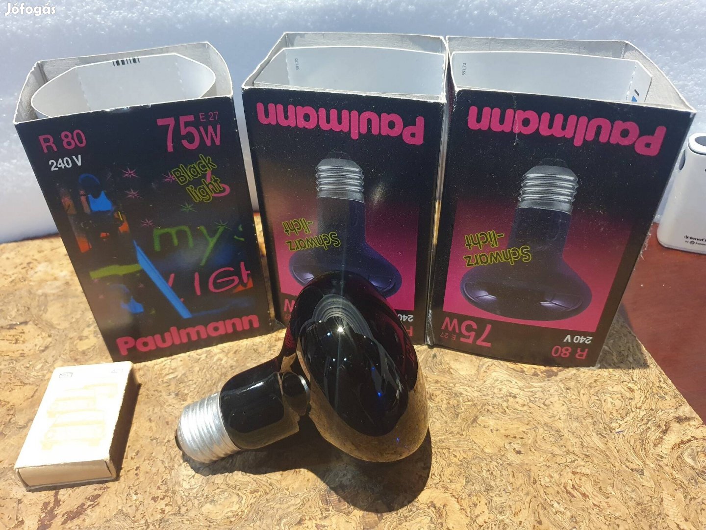 Retro brutál 75 wattos ultraviola izzók darabra UV neon disco lámpa