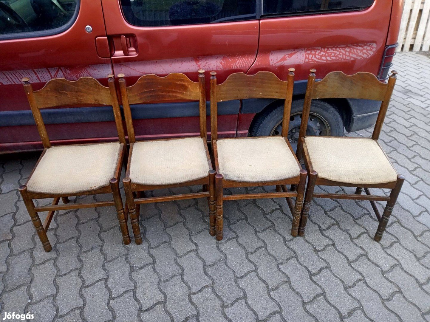 Retro bükkfa étkezőszék 4db