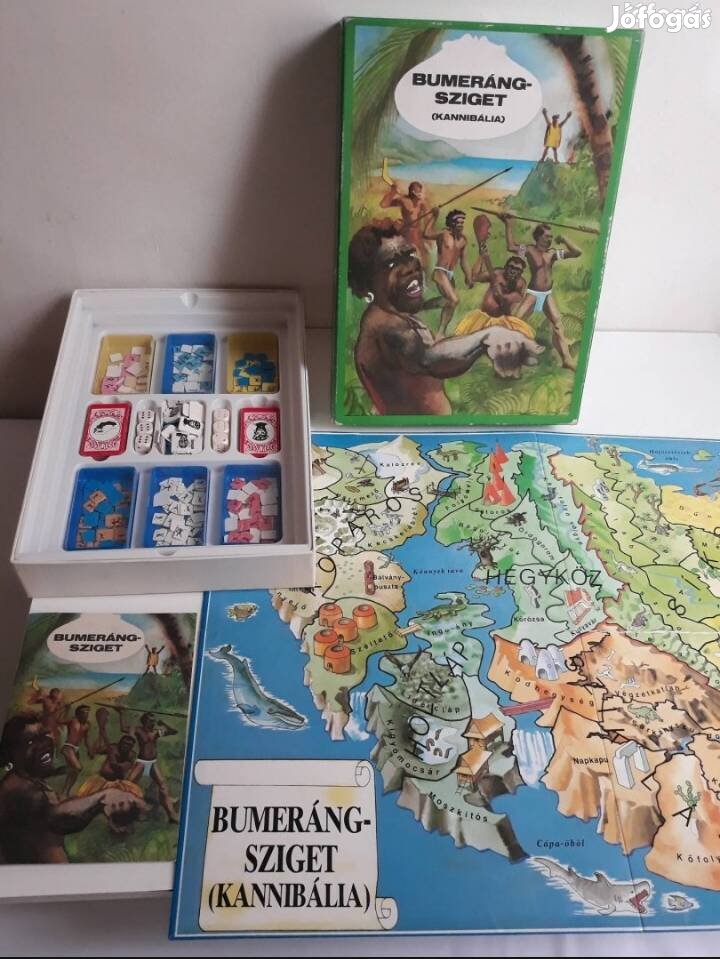Retro bumeráng sziget társasjáték