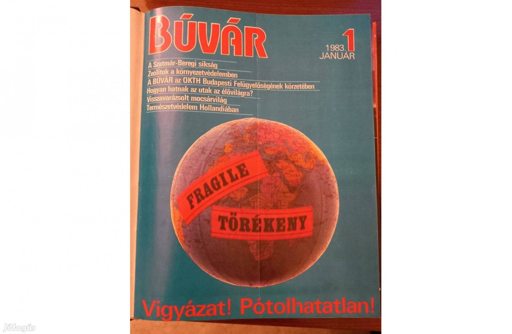 Retro búvár ismeretterjesztő folyóirat 1983 év könyvbe kötve