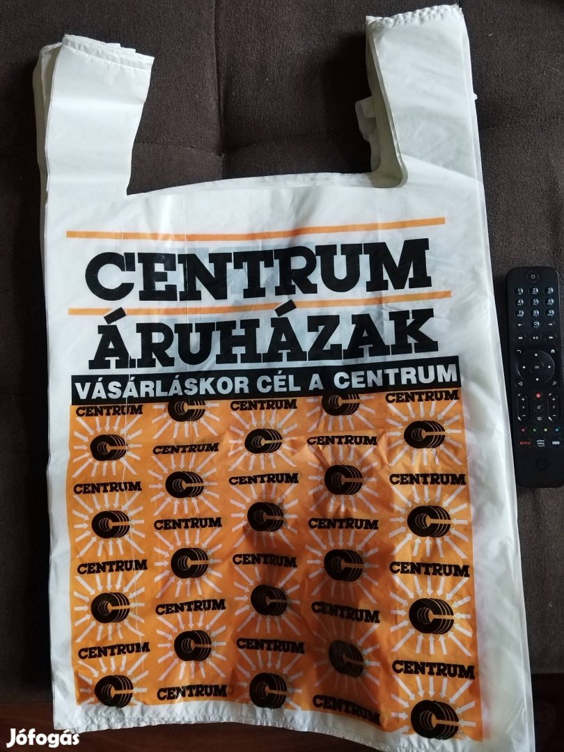 Retro cenrum áruházak szatyor 33 db