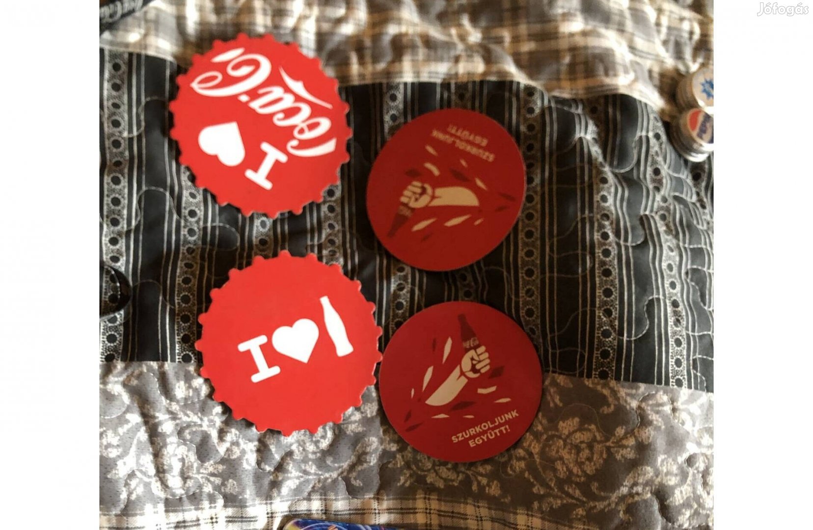 Retro coca cola poháralátét 4 db 1000 Ft