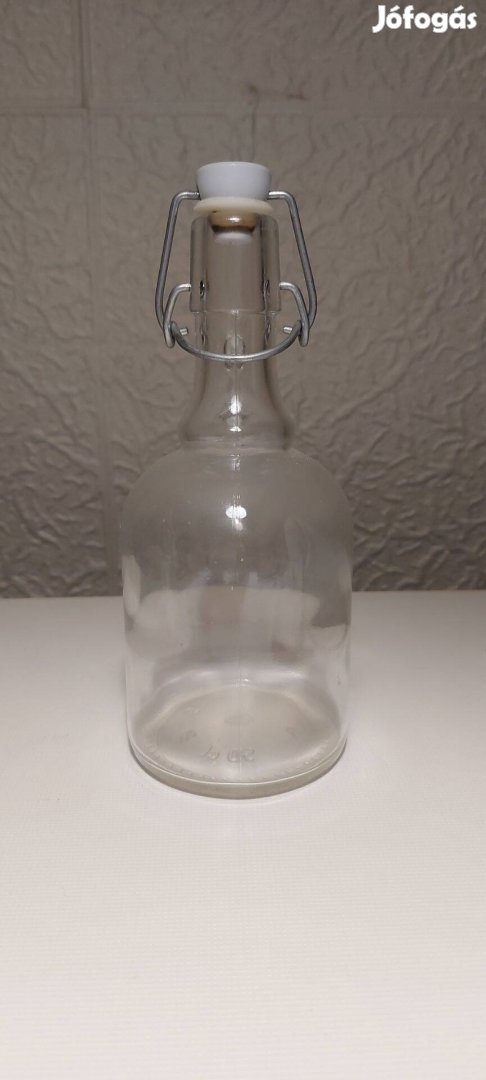 Retro csattos üveg 0,5 literes