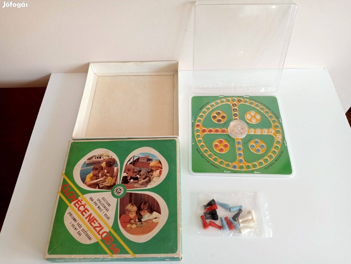 Retro csehszlovák ki nevet a végén társasjáték Chemoplast