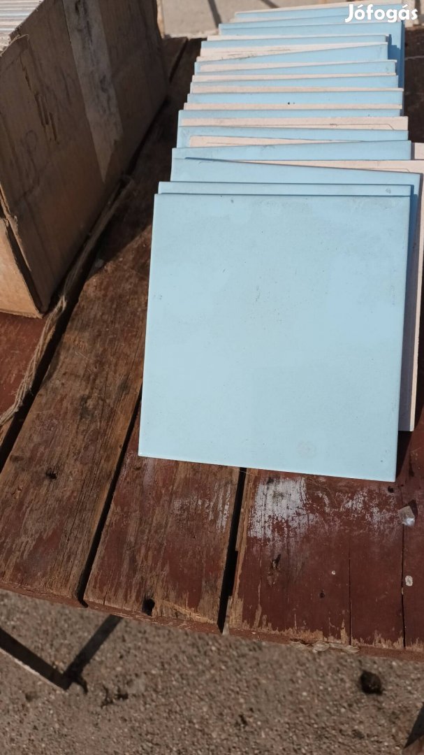 Retro csempe 15x15 cm világoskék