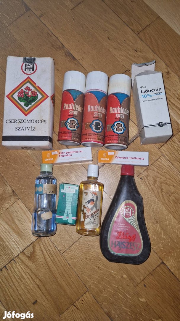 Retro csomag hajszesz, lábszesz, babaolaj, cipőspray