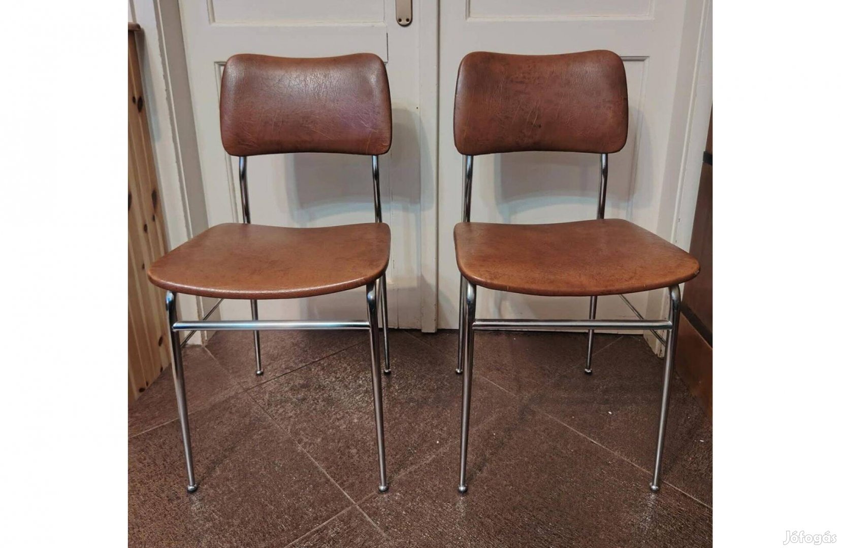 Retrő csővázas szék 2db 1960