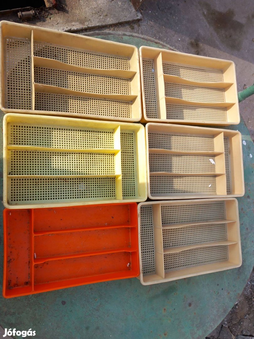 Retro de hibátlan müa evőeszköz tartó különböző színbe 20x35cm