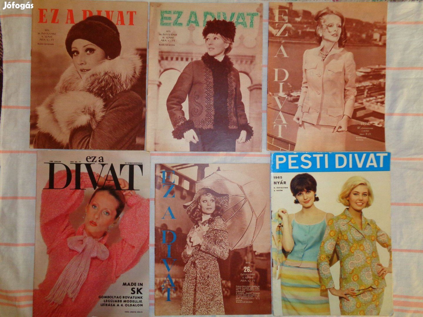 Retró divatlapok eladó