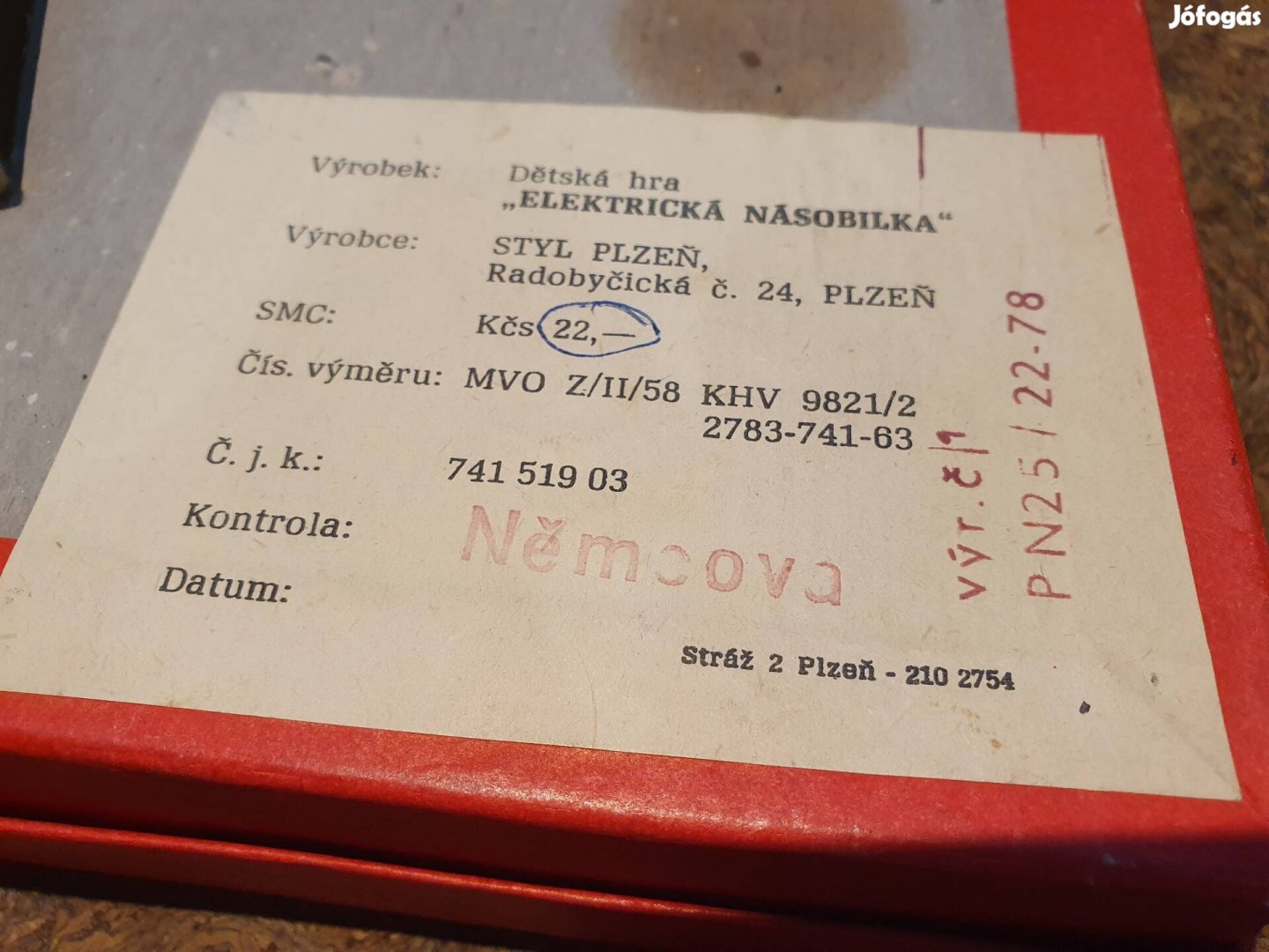 Retro elektromos szorzótábla oktató társasjáték szocreál kádár