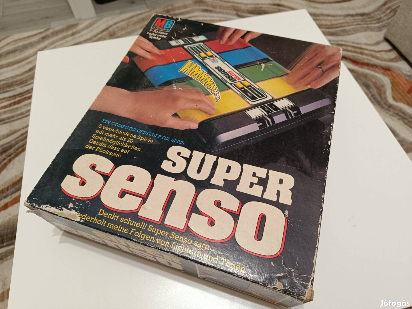 Retró elektromos zenélő villogó memóriajáték Super Senso, Super Simon