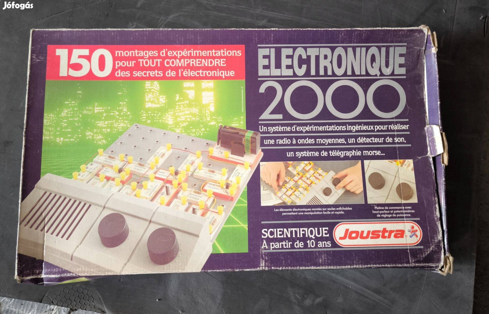Retro elektronikai kísérletező készlet "Electronique 2000"