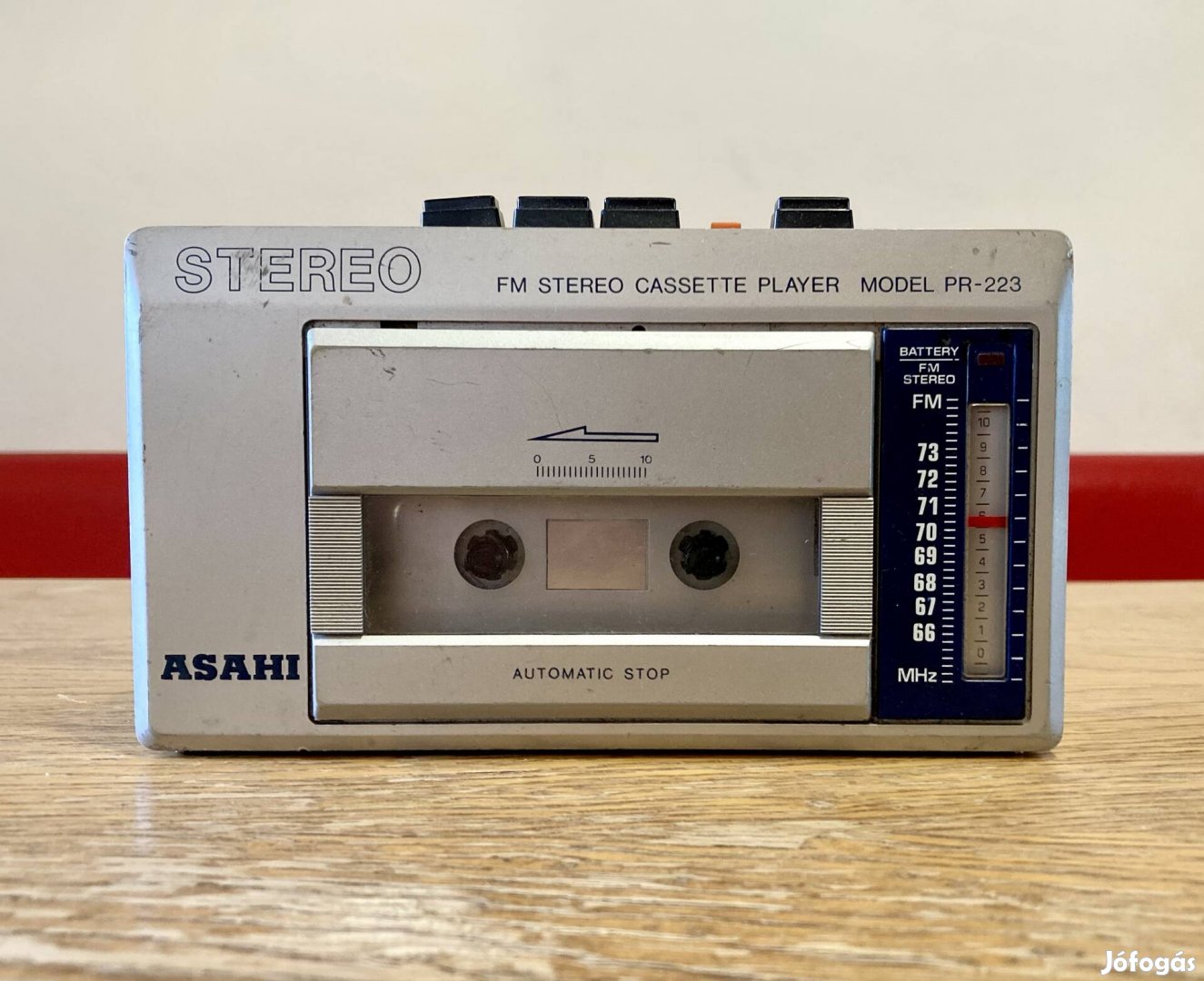 Retró érdekesség! Asahi PR-223 magnós rádió Japánból