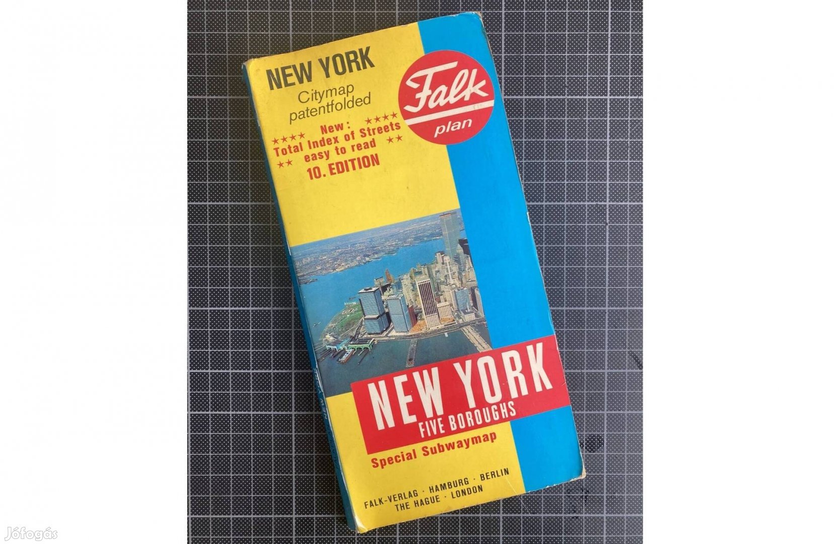 Retró érdekesség! New York térkép. Falk. 1979