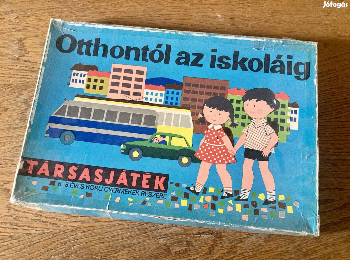 Retró érdekesség! Otthontól az iskoláig - társas