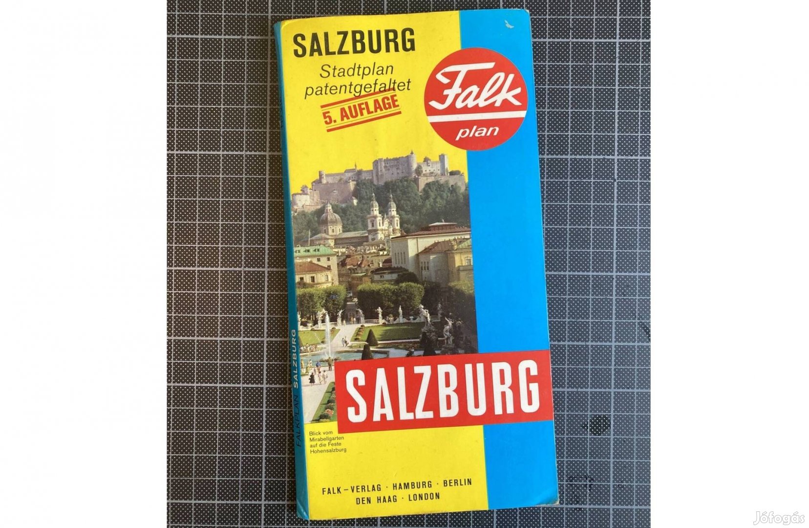 Retró érdekesség! Salzburg térkép. Falk