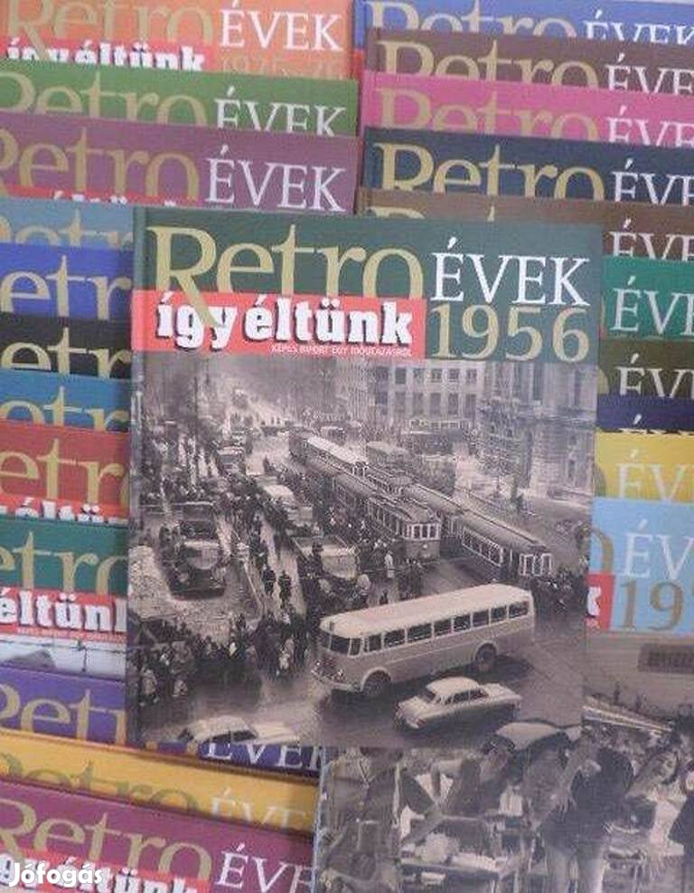 Retro évek - így éltünk. 1-24.Teljes sorozat. 75000.-Ft