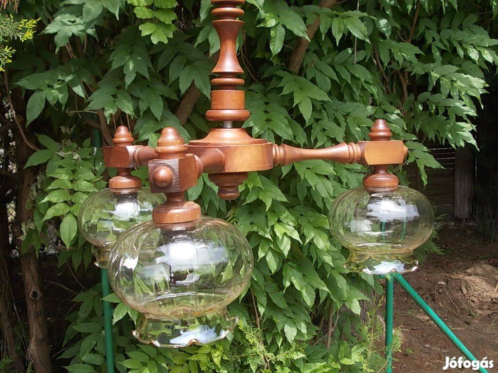 Retro fa csillár eladó